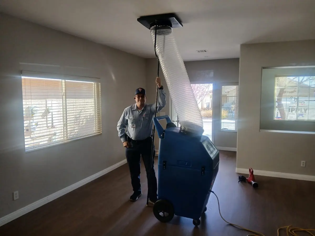 Professional Dryer Vent Cleaning work inside a White Bear Lake home